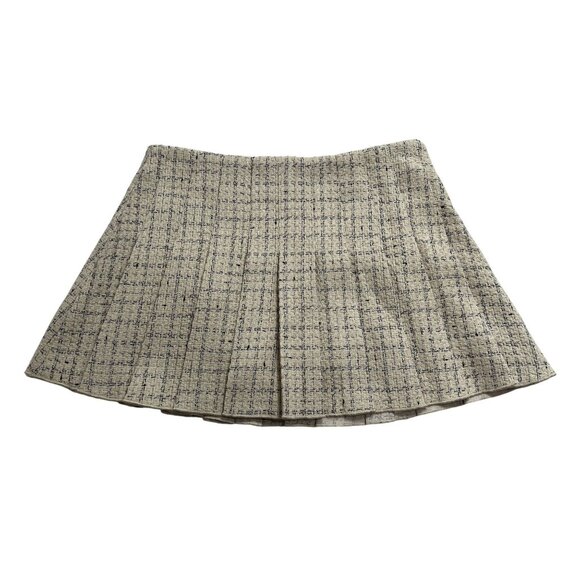ASTR The Label Zoela Pleated Tweed Skort in Cream - Picture 1 of 5